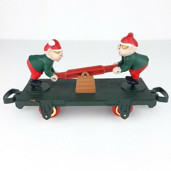 NorthPole Christmas Express Train Toy State Animated Elf Car 1993 Replacement - Picture 4 of 12